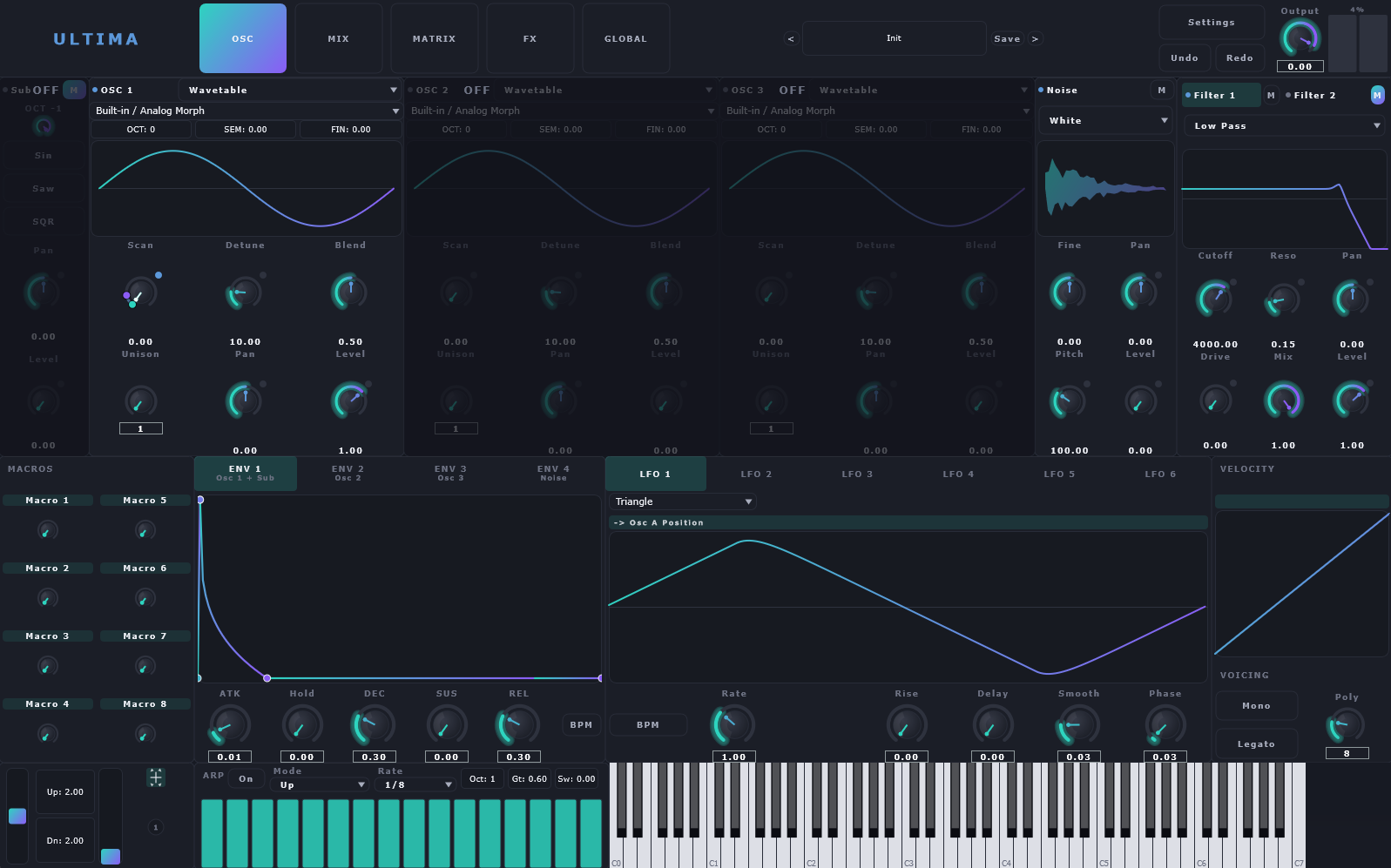 Ultima plugin interface